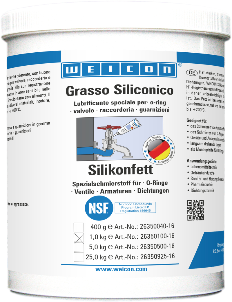 Grasso Siliconico | Grasso lubrificante alimentare